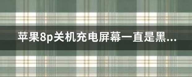 苹果手机黑屏关机充电没有反应
