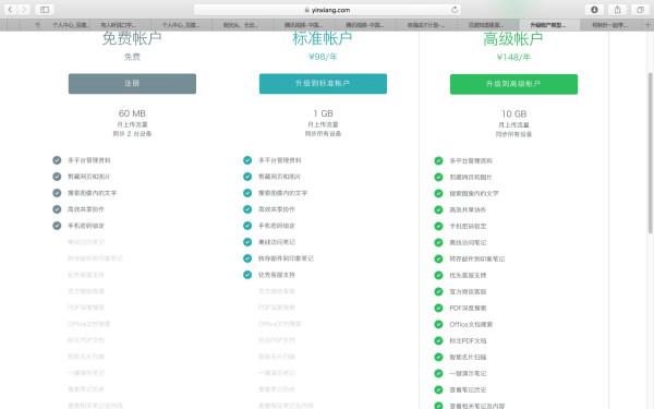 手机Android版印象笔记是免费的吗