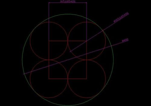 怎么用cad制作一个直径为40的5角星