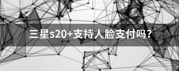 三星s20能用红外吗