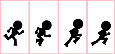 美图秀秀把多张连续动作相片放在一起制作个性拼图