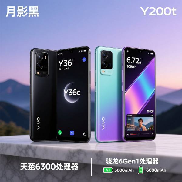vivoy36c与vivoy200t的不同