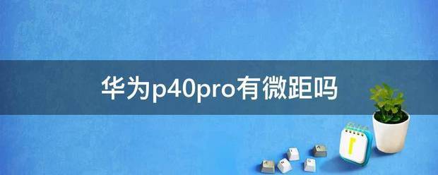 华为p40pro是否有微距 华为p40pro是否有微距拍照