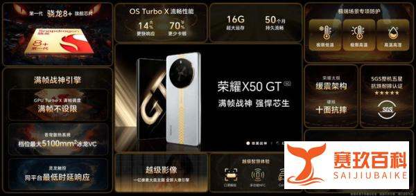 主推强劲性能与硬核品质，荣耀X50 GT发布，1999元起