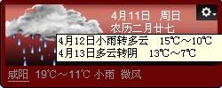 明天广安天气怎么？