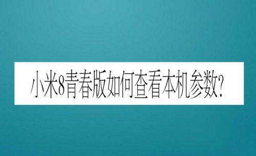 小米怎么查看有关本机