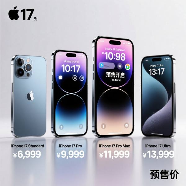 苹果17全系列预标价