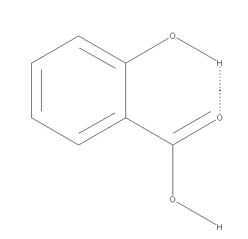 邻羟基苯甲酸肿么形成分子内氢键