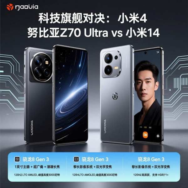 努比亚z70ultra和小米14买哪款适于