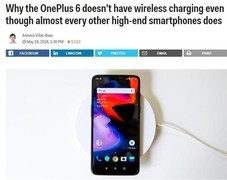 一加6为什么不支持无线充电？