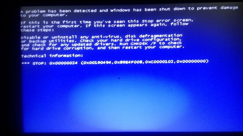 电脑开不了机 出现蓝屏 a problem has been detected and windows has been shut down to prevent damage to your com