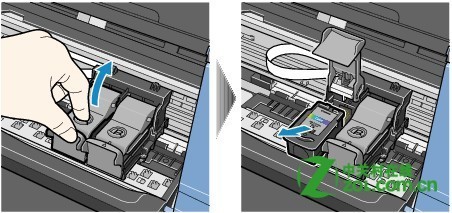 佳能mp259墨盒怎么安装