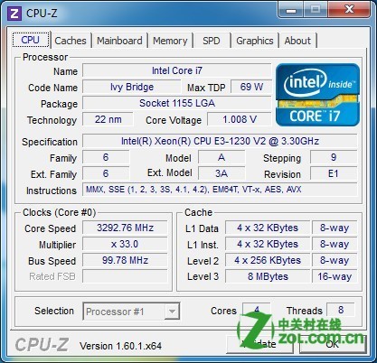 Сравнение процессоров i7 2600 и xeon 1230 v2