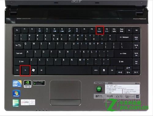 Fn f6 не работает acer