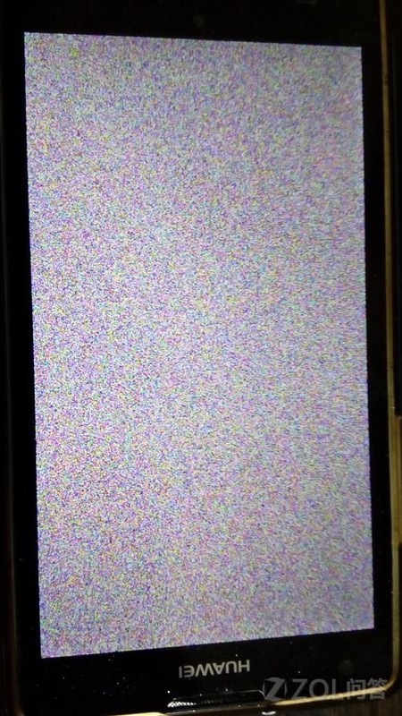 手机解锁时屏幕花屏(有竖条 屏幕模糊),手机是