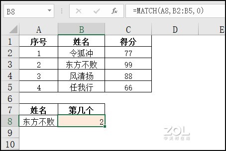 match函数使用方法-ZOL问答