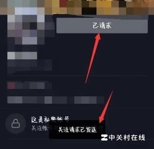 抖音向私密帐户发送关注请求后马上取消请求,对方会如何?