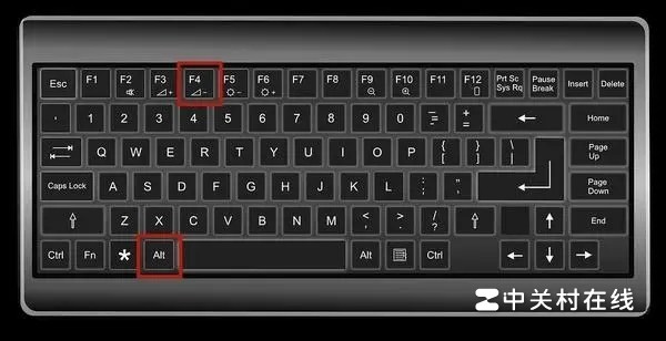 为何我的键盘不能用Alt+ F4键呢?